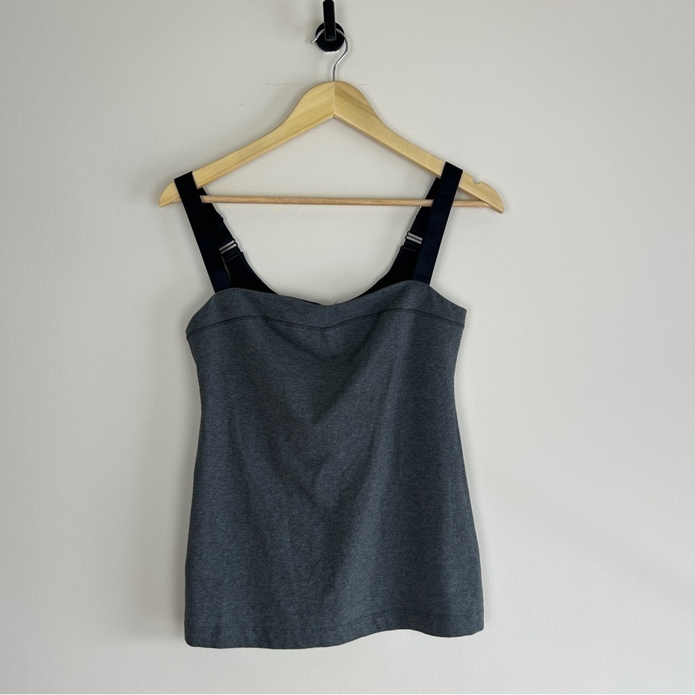 Lululemon Grey Sport Tank adjustable strap